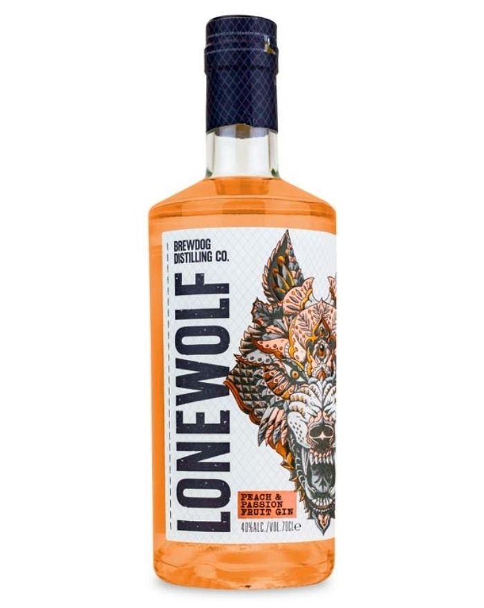 Køb Lone Wolf Peach and Passionfruit Gin » Gin & Tonic